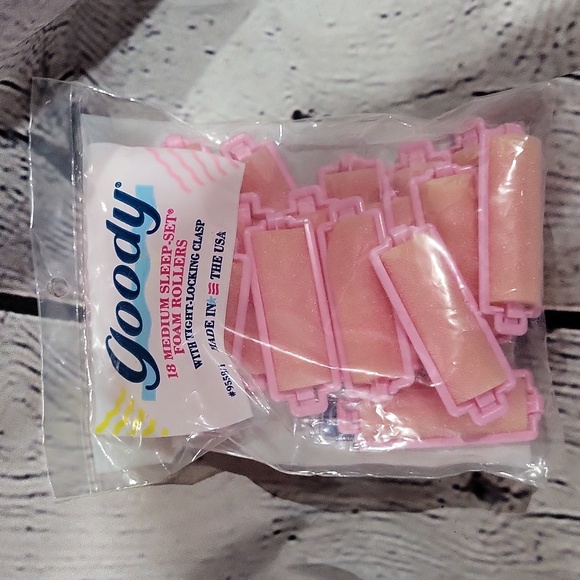 Vintage Hair Vintage Goody Hair Foam Rollers Barbie Pink Poshmark
